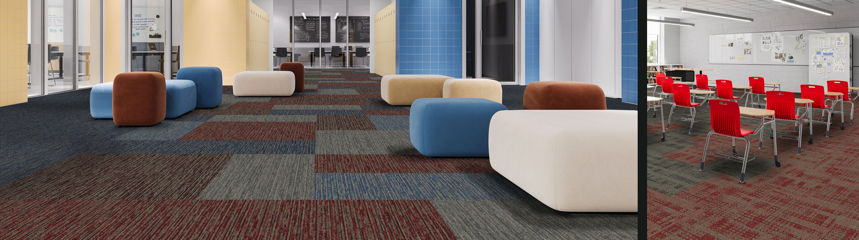 The New Composition Collection displayed in an educational setting